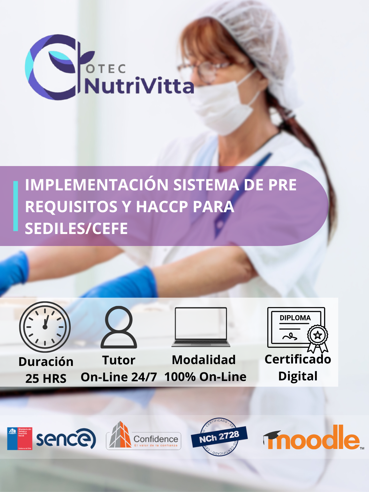 Curso IMPLEMENTACIÓN SISTEMA DE PRE REQUISITOS Y HACCP PARA SEDILE/CEFE