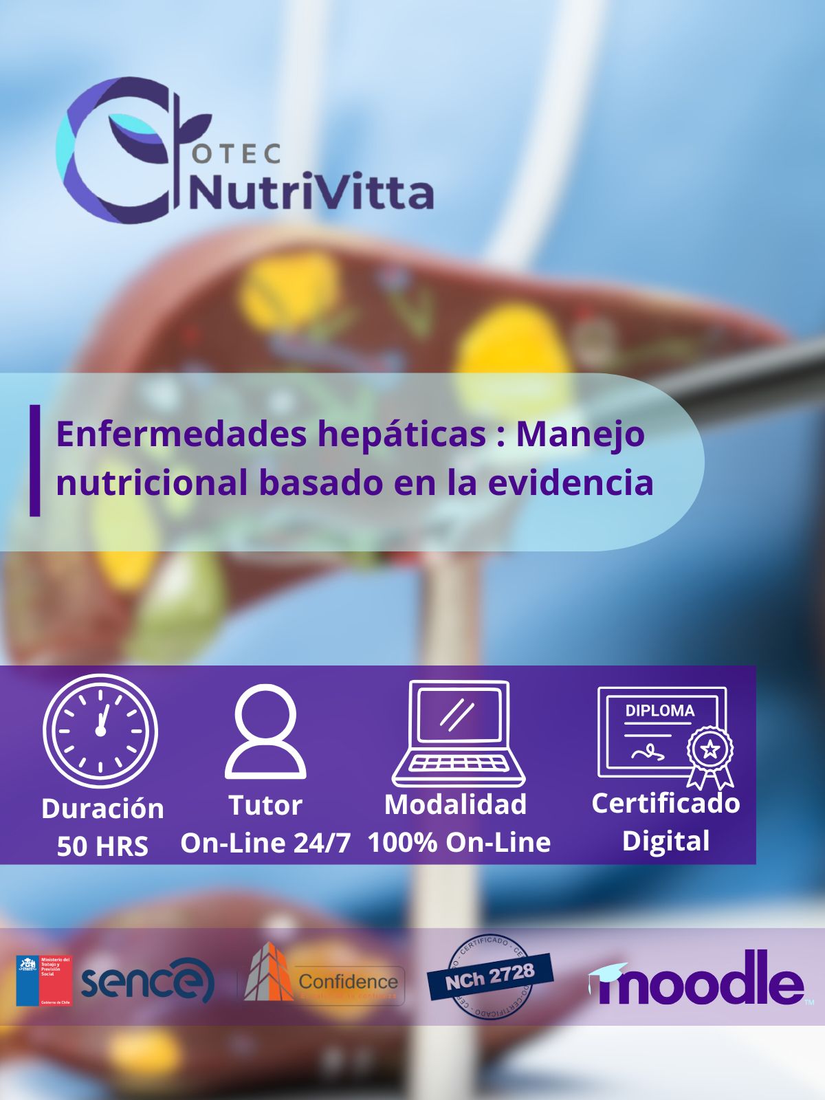 CURSO ENFERMEDADES HEPÁTICAS Y MANEJO NUTRICIONAL CLÍNICO BASADO EN LA EVIDENCIA